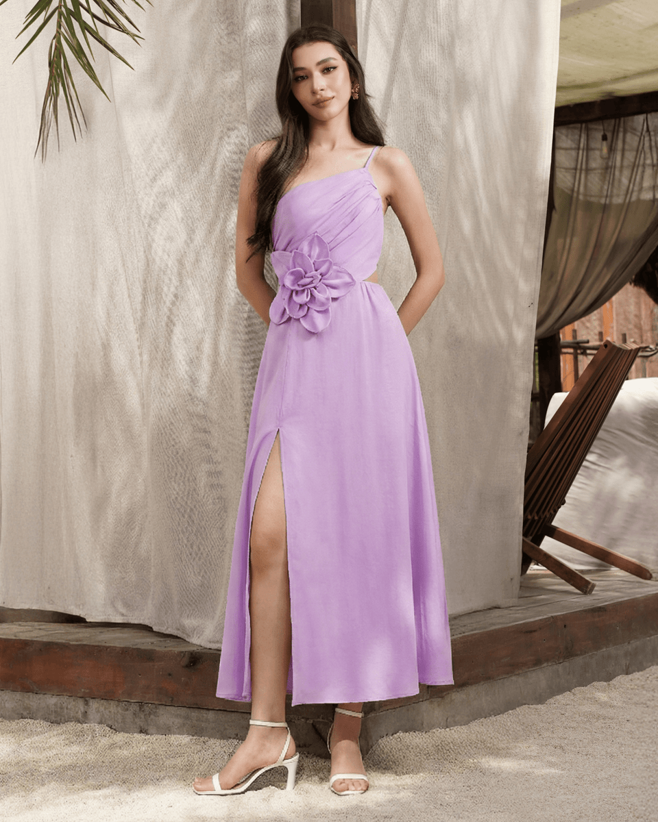 Yumi Kim Romy Linen Dress - Lilac Linen Yumi Kim Romy Linen Dress - Lilac Linen
