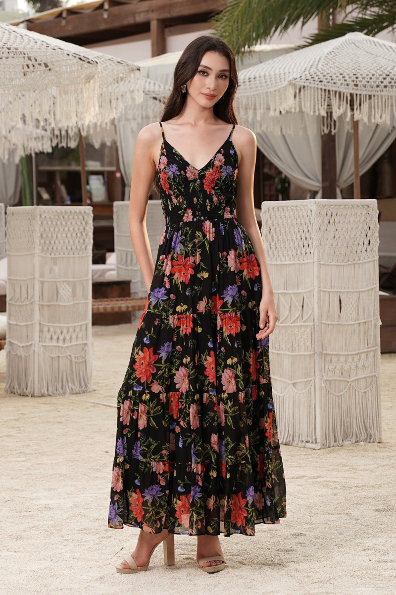 Floral Print Dress | Printed Silk Dresses | YUMI KIM 