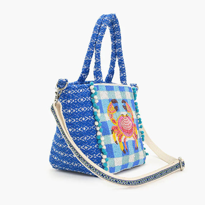 Check Mate Crab Beaded Midi Bag – YUMI KIM