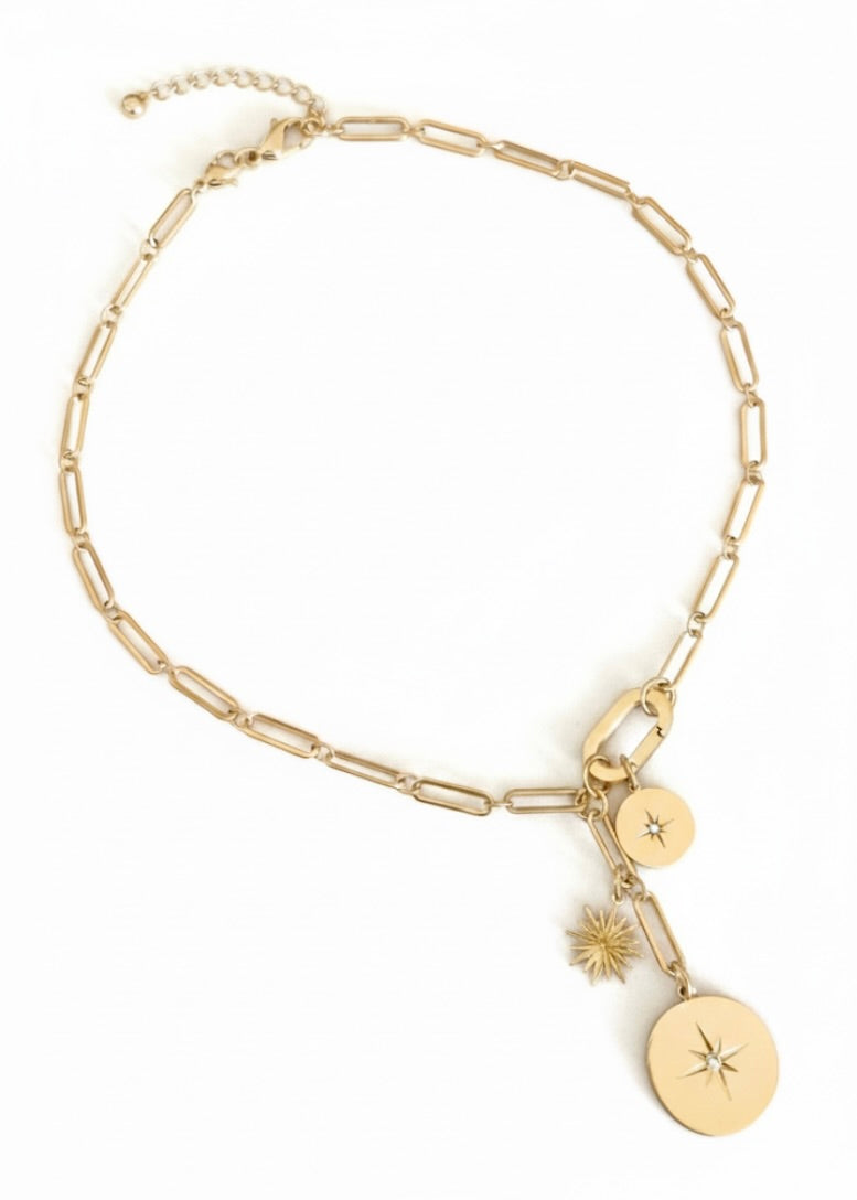 Cascade Gold Necklace