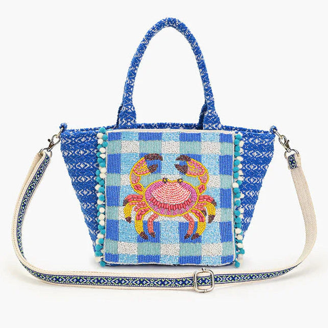 Check Mate Crab Beaded Midi Bag – YUMI KIM