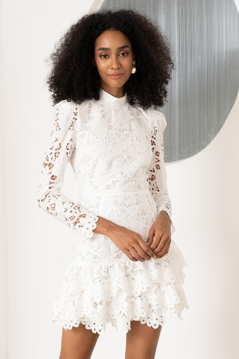 Robyn White Lace Dress YUMI KIM