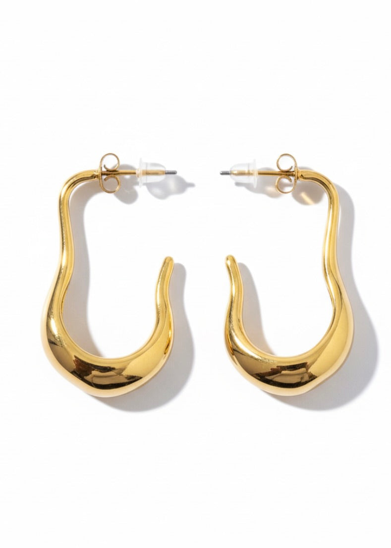 Aura Gold Earrings