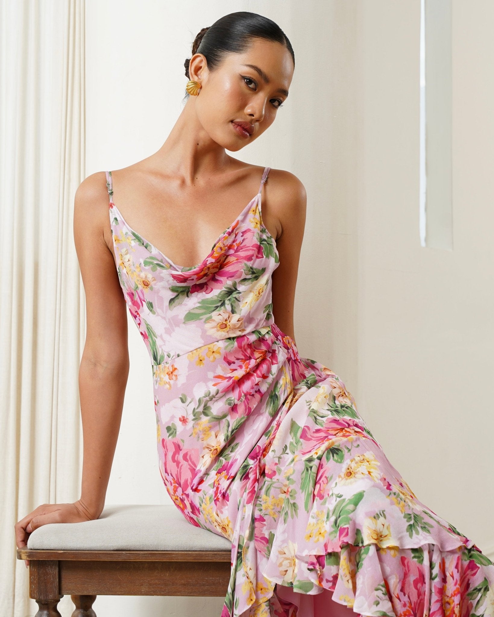 carmine pink dress Rush Dress | Carmine Embellished Maxi Dress