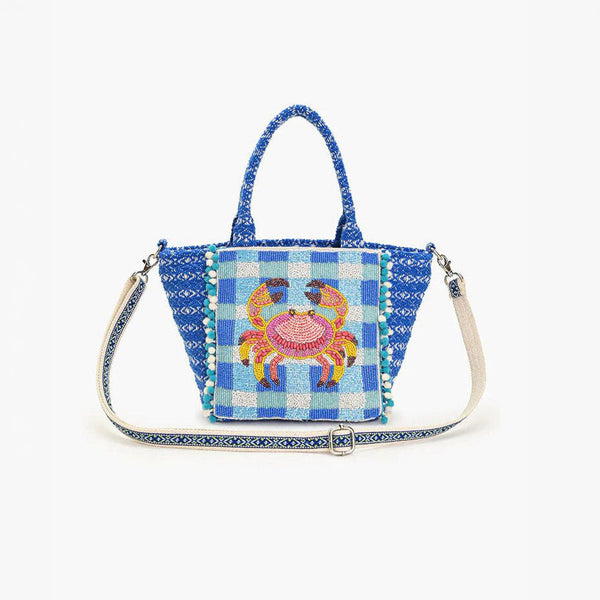 Check Mate Crab Beaded Midi Bag – YUMI KIM