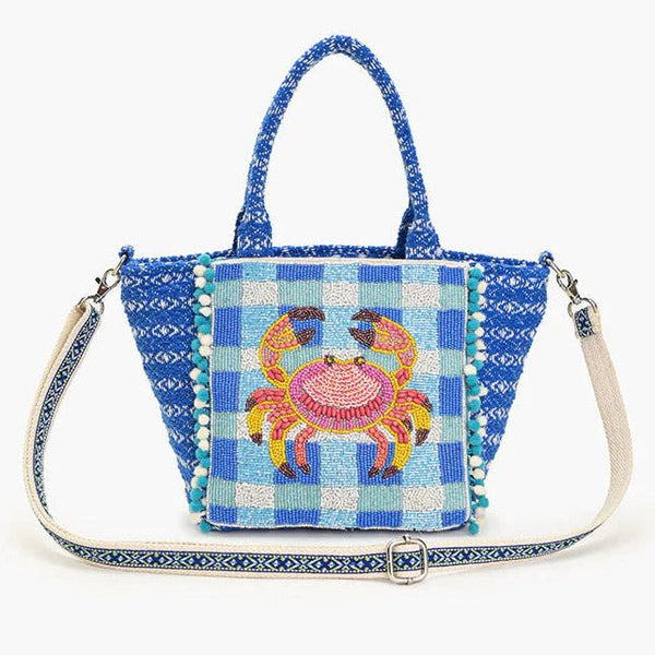 Check Mate Crab Beaded Midi Bag – YUMI KIM