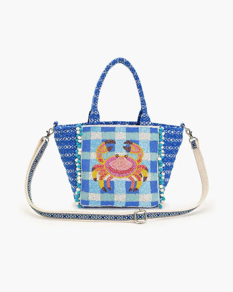 Check Mate Crab Beaded Midi Bag – YUMI KIM