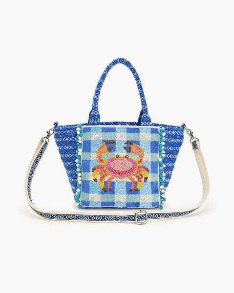 しまりすさま　ノベルティpromised bag Check Mate Crab Beaded Midi Bag – YUMI KIM