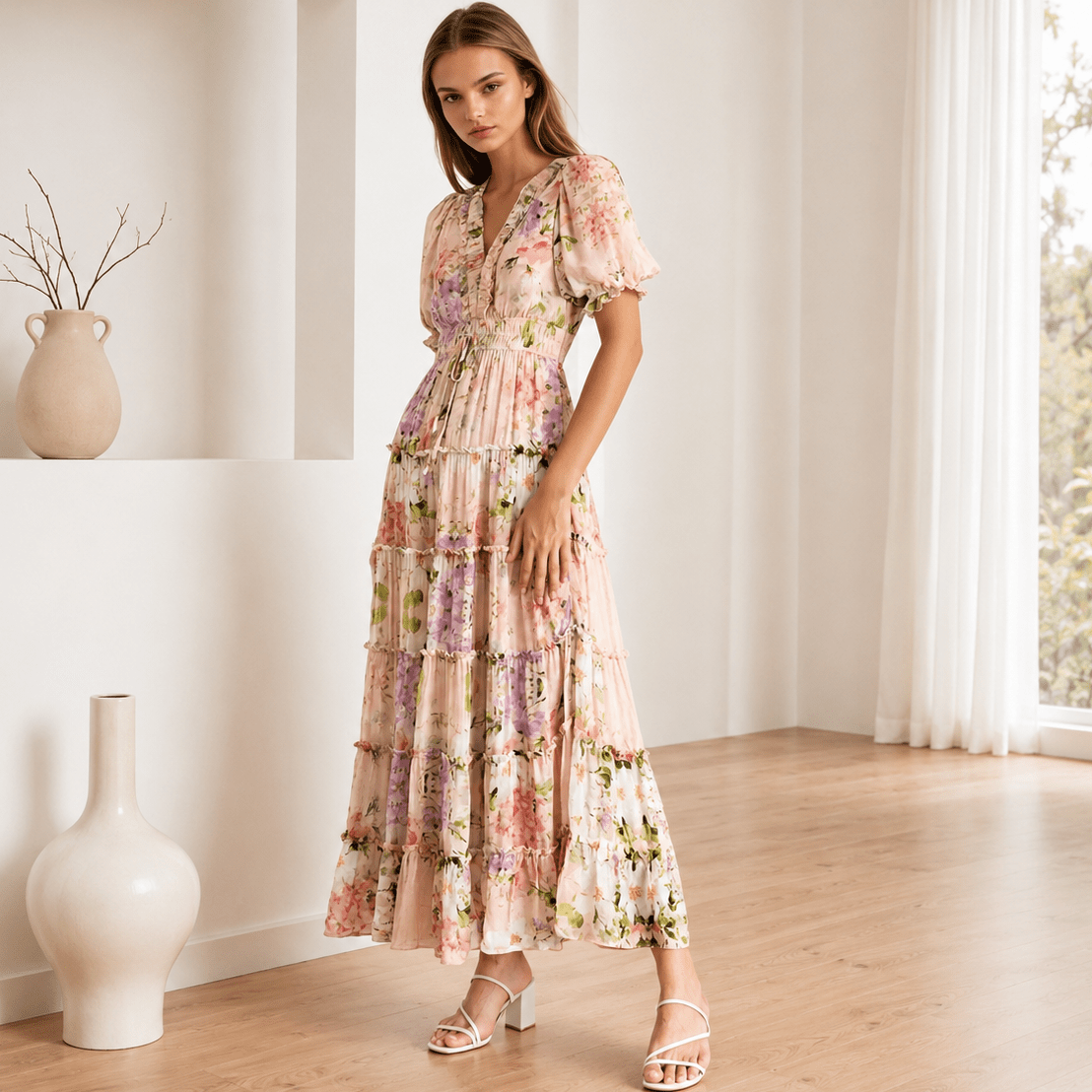 Farrah Dress Soft KISS Blush / S