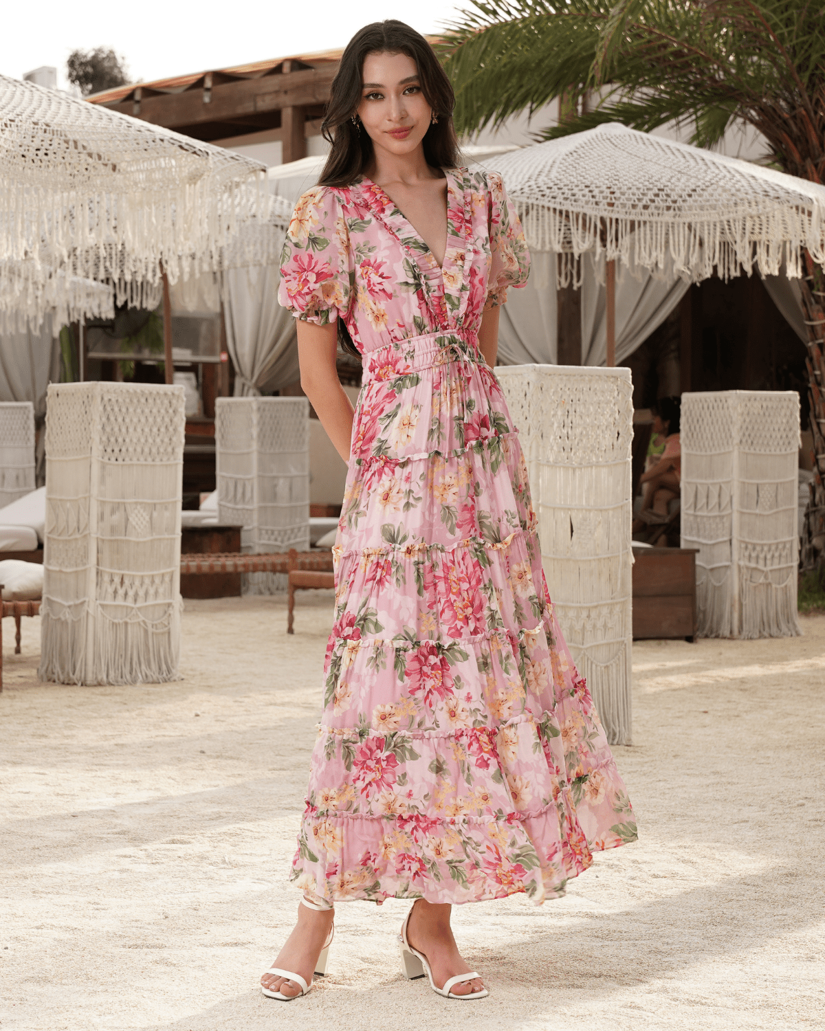 yumi kim dress Yumi Kim Farrah Maxi Dress in Pink