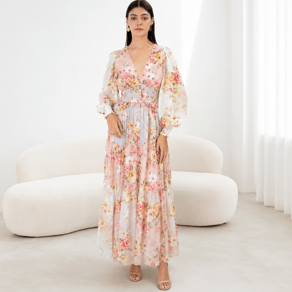 yumi kim dream silk maxi dress Yumi Kim | Rush Hour Silk Maxi Dress | M