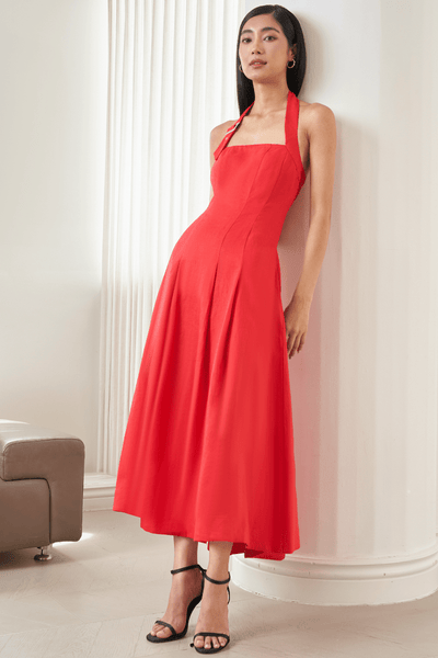 Yumi Kim | Joanna Linen Dress | XS | Red Yumi Kim | Joanna Linen Dress | XS | Red