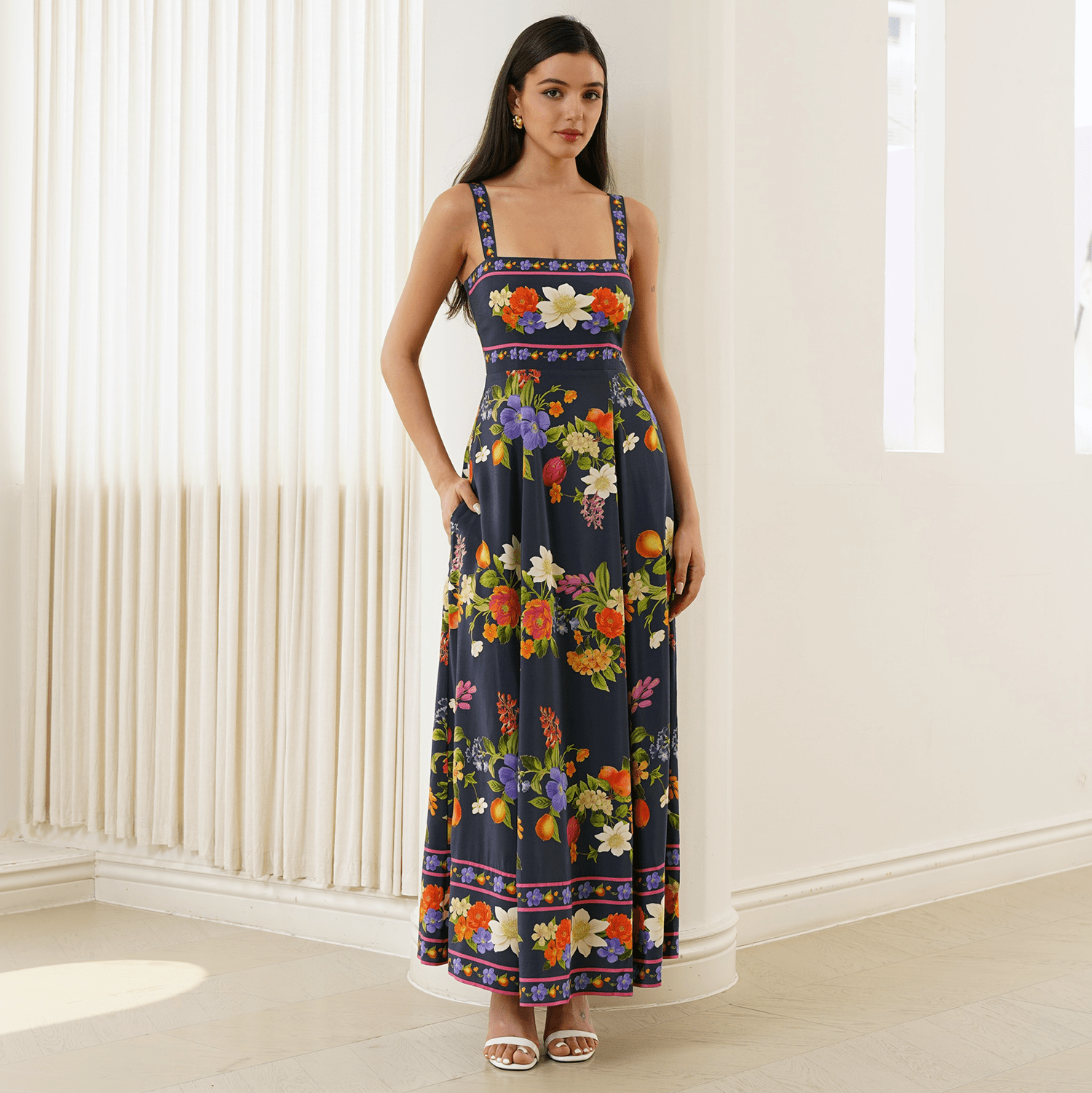 Yumi Kim Kara Dress in NAVY