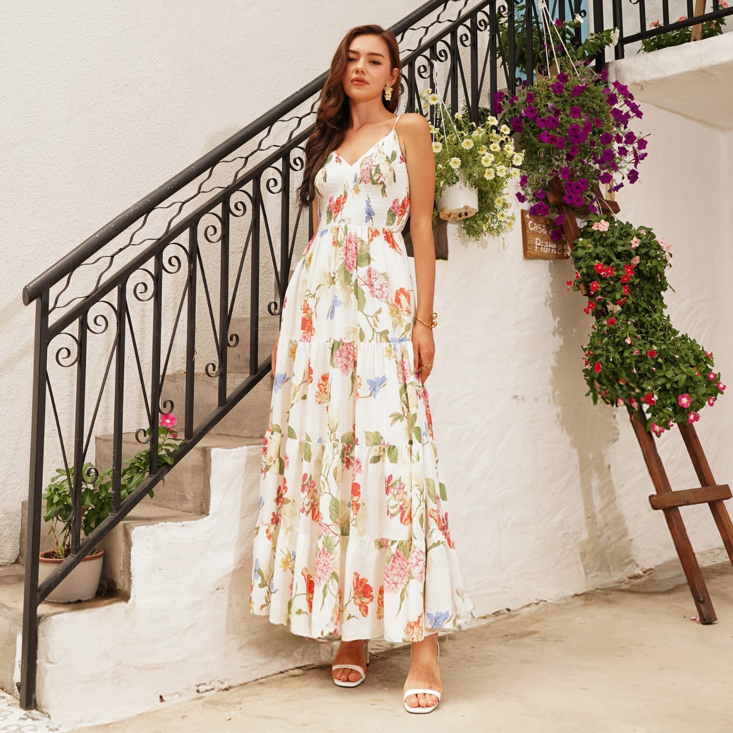 kin kin maxi dress KUHIO BOTANICAL BREEZE IVORY / XXS it effortlessly combines comfort The short flowy dresses Color:french blue bengaline FreeShipping