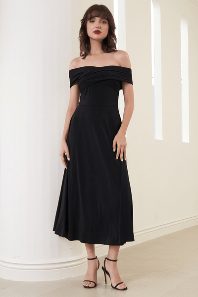 yumi kim off the shoulder dress Margot Dress Black / XL