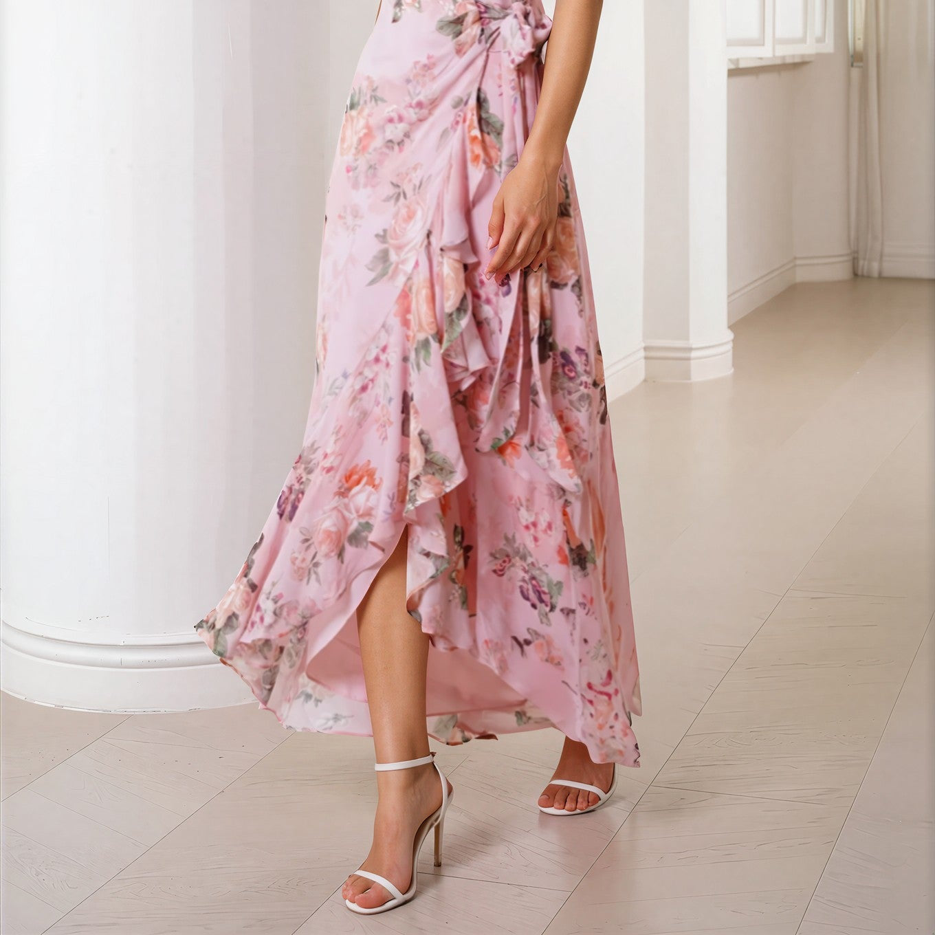 nadine formal dresses Nadine Lace-Up Back Maxi Dress