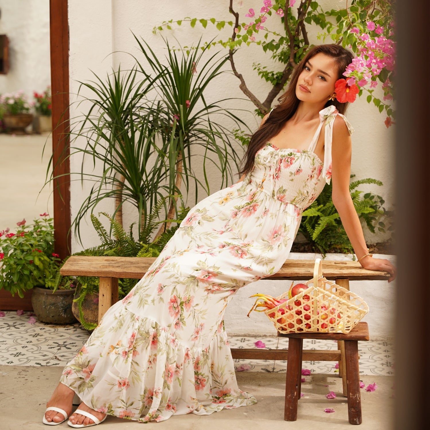 Yumi Kim Neva Maxi Dress in IVORY