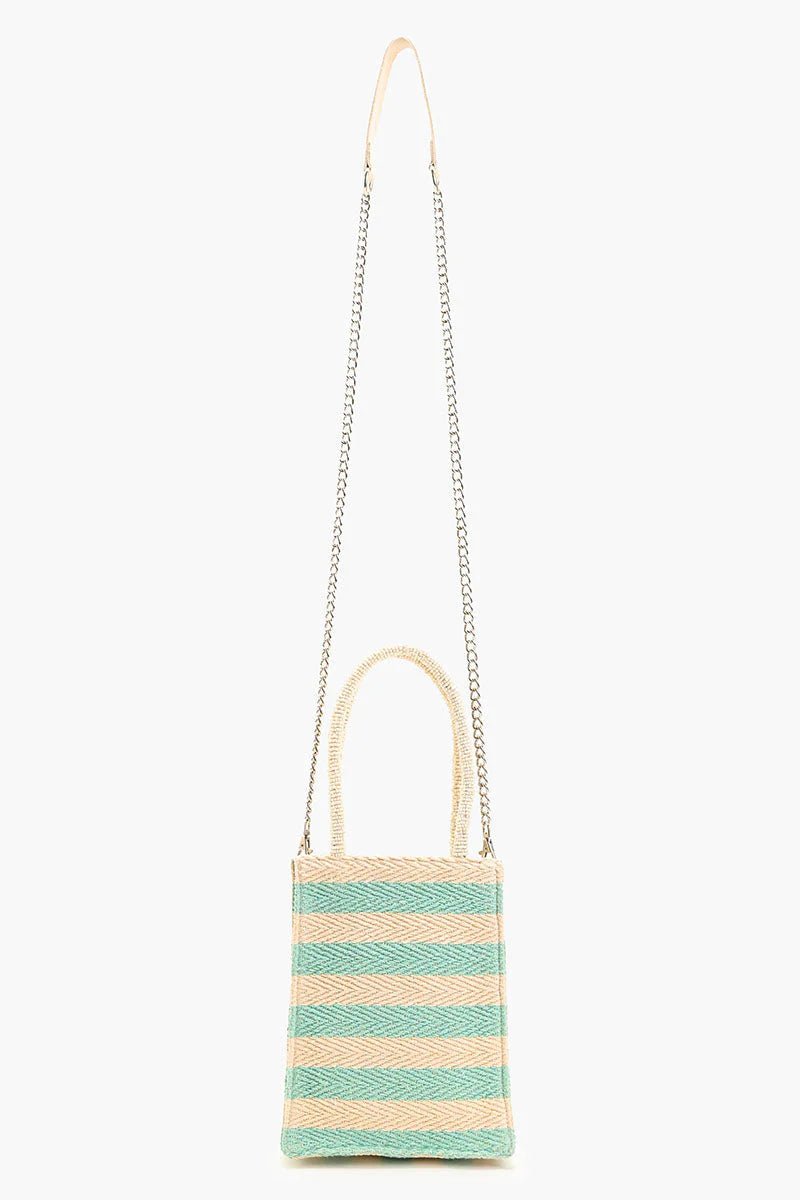 Palm Paradise Beaded Crossbody Bag – YUMI KIM