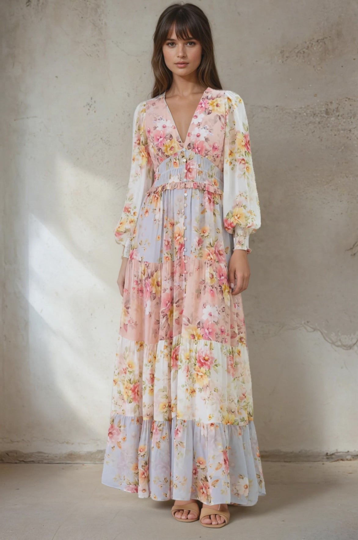 maxi dress bec and bridge Bec + Bridge Black Monette Asym L/S Maxi Dress – Dear Society