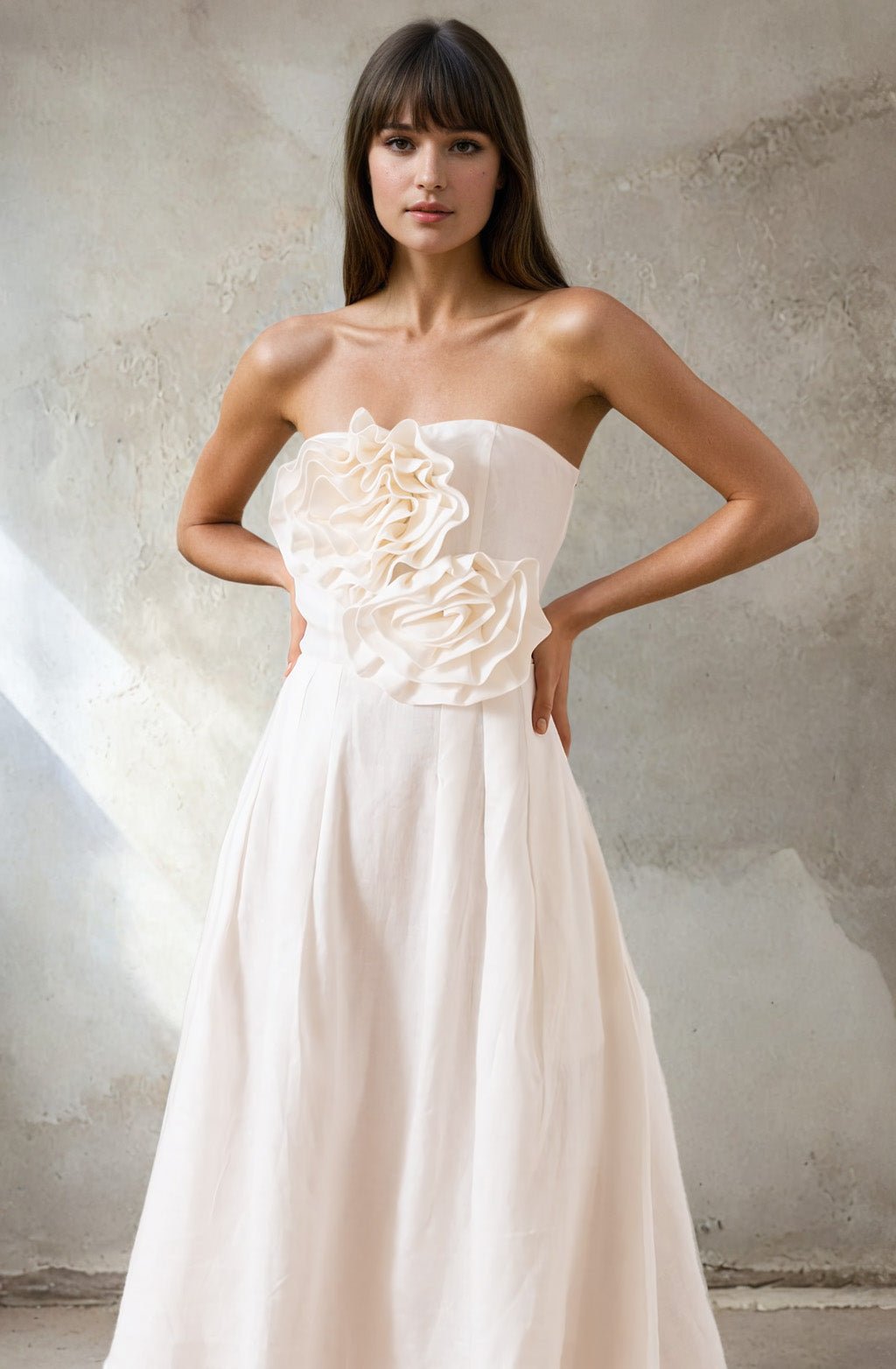 yumi kim bridesmaid dresses Solace London One Shoulder Cape Sleeve Dress  MOTHER OF