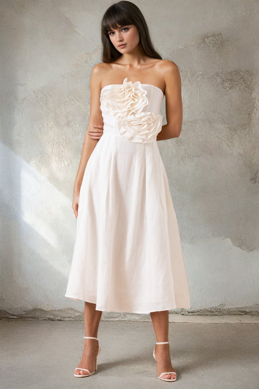 YUMI KIM | Priya Linen Dress | XL | White Linen YUMI KIM | Priya Linen Dress | XL | White Linen