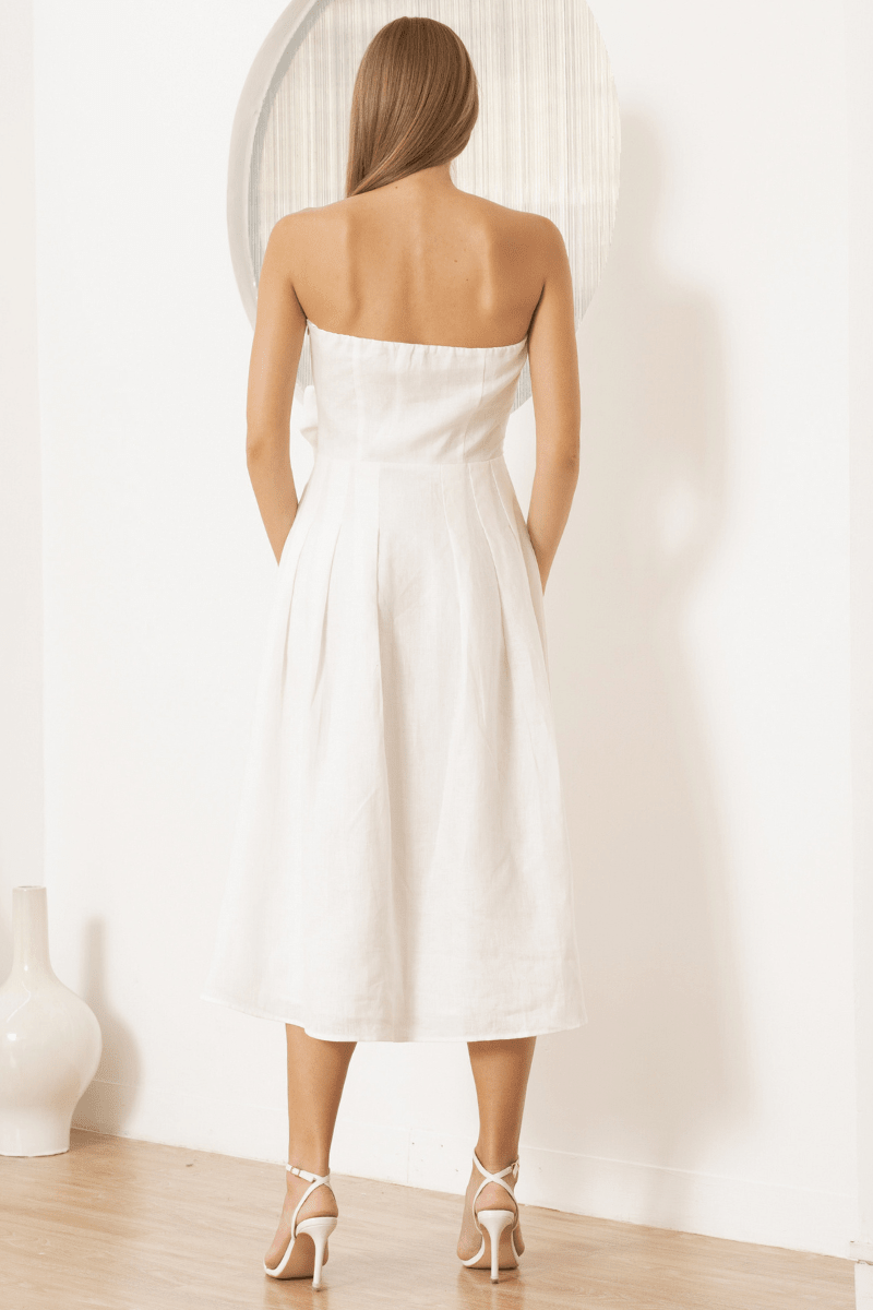YUMI KIM | Priya Linen Dress | XL | White Linen YUMI KIM | Priya Linen Dress | XL | White Linen