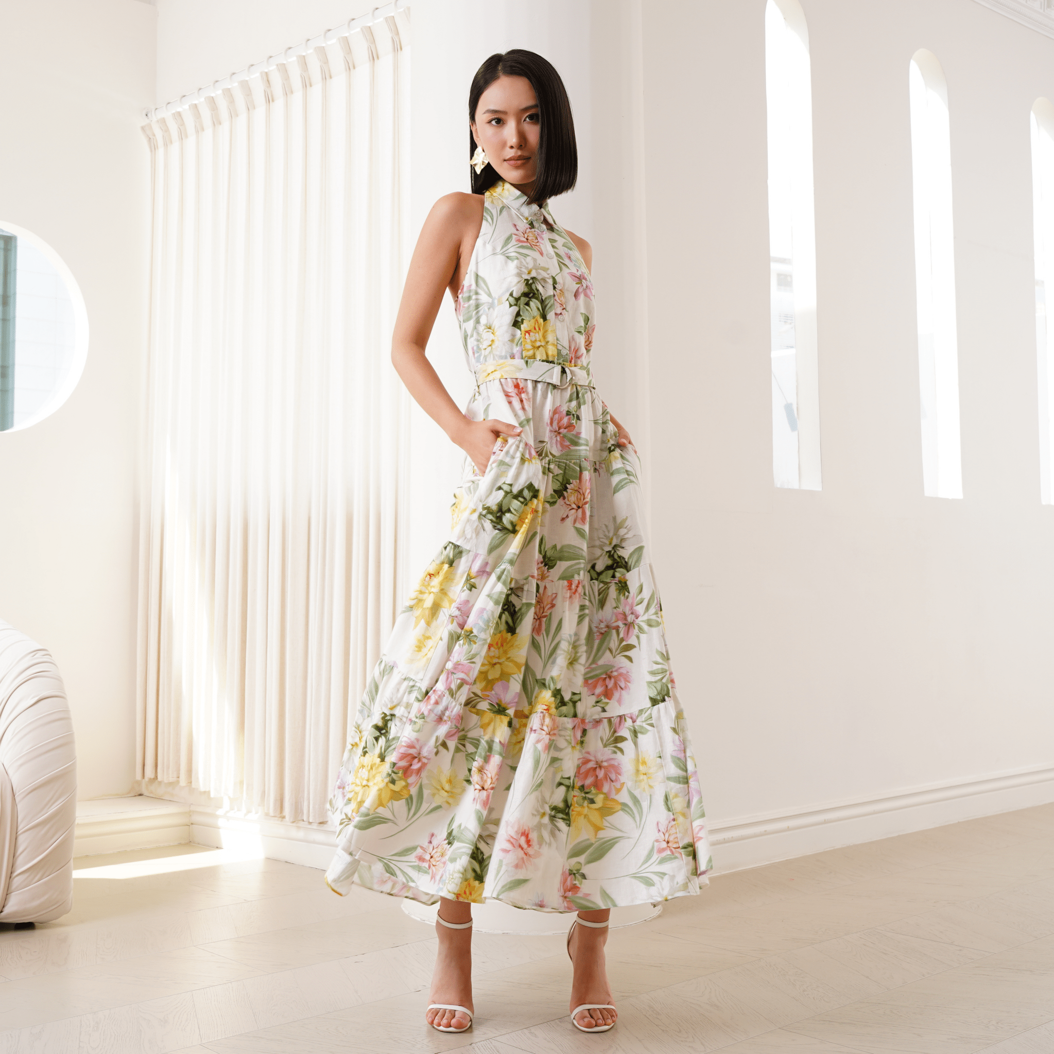 yumi kim silk dress Floral Print Dresses & Printed Silk Styles