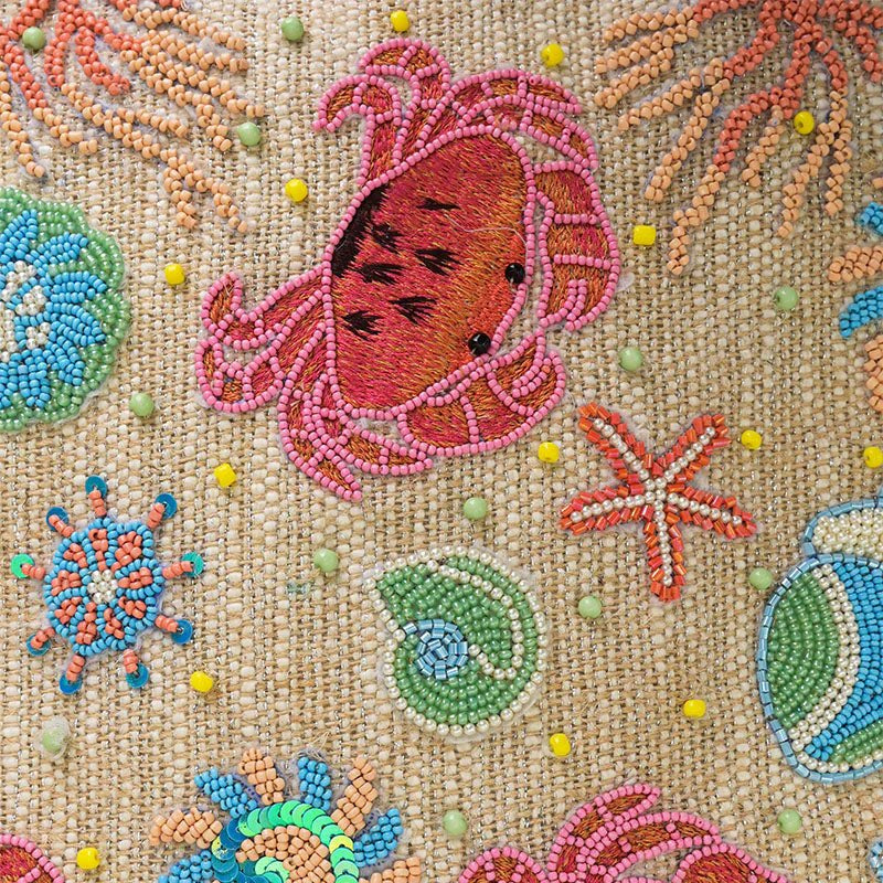 Seashell Soirée Beaded Beach Tote – YUMI KIM