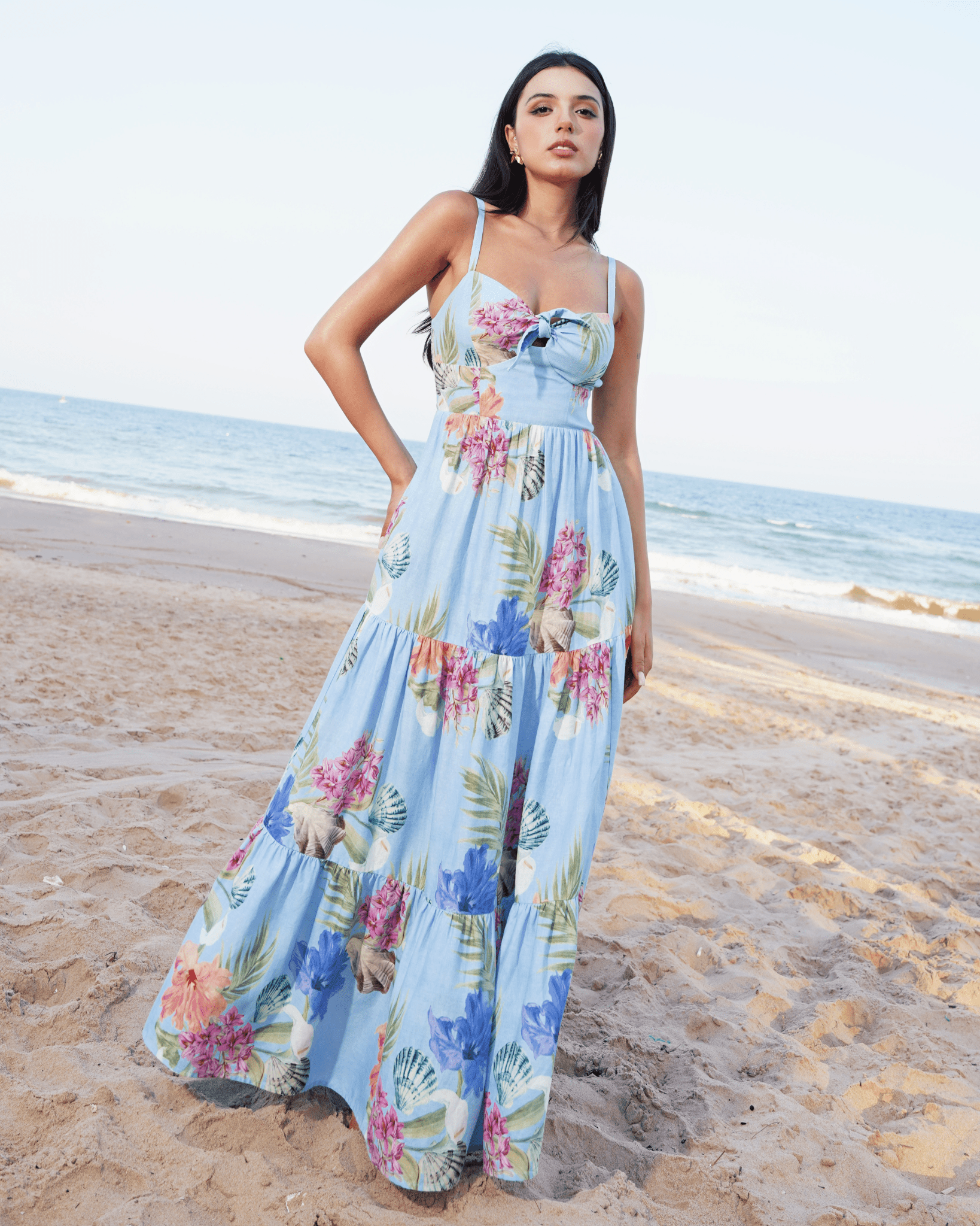 Tropical Wedding Guest Dress | Bridesmaid Dress | Tropical Print & Formal Wedding Attire YUMI KIM Tropical Wedding Guest Dress | Bridesmaid Dress | Tropical Print & Formal Wedding Attire YUMI KIM