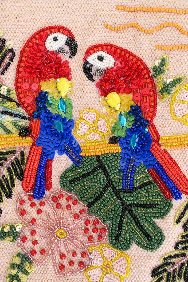 Sunny Parrot Beaded Top Handle – YUMI KIM display picture 3