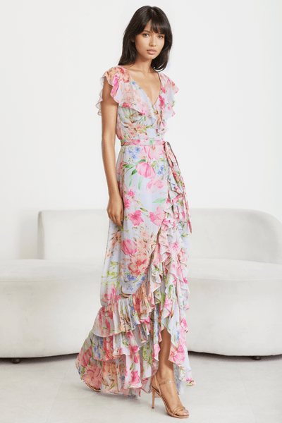 yumi kim silk wrap dress Yumi Kim | Midtown Silk Dress | S