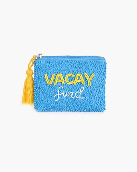 Vacation Fund Beaded Coin Pouch – YUMI KIM Vacation Fund Beaded Coin Pouch – YUMI KIM