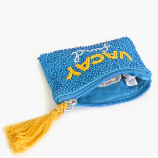 Vacation Fund Beaded Coin Pouch – YUMI KIM