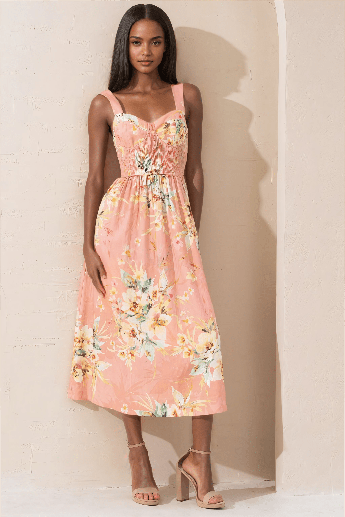 Yumi Kim | Waverly Linen Dress | L | Destiny Delight Rose Yumi Kim | Waverly Linen Dress | L | Destiny Delight Rose