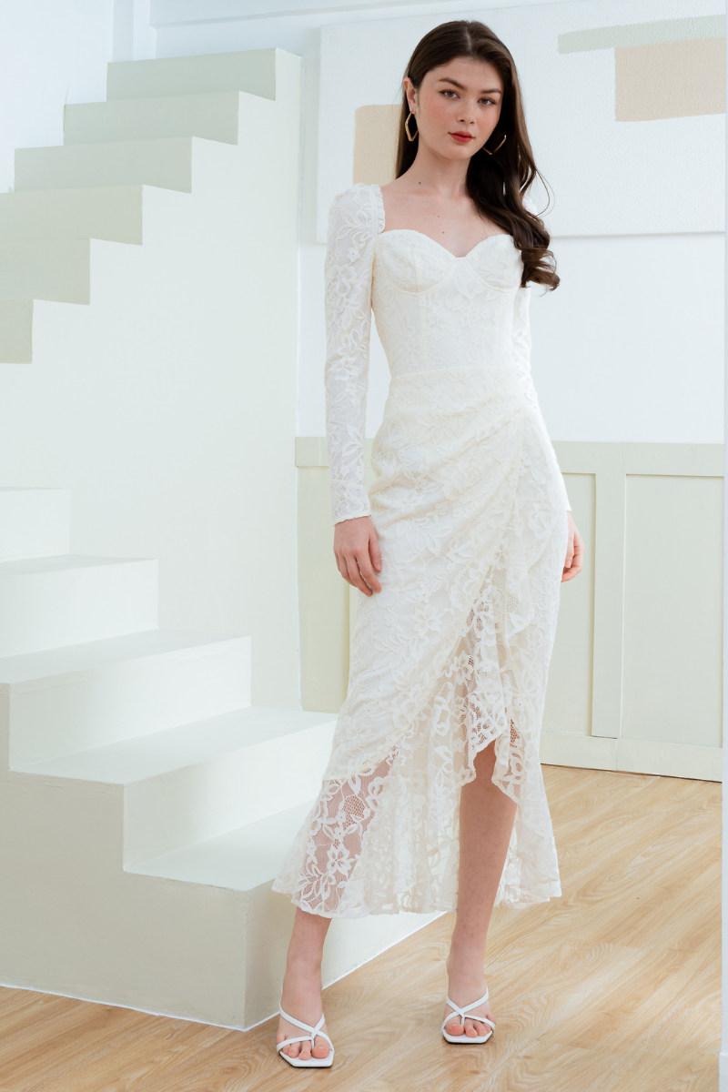 Yumi top white dress