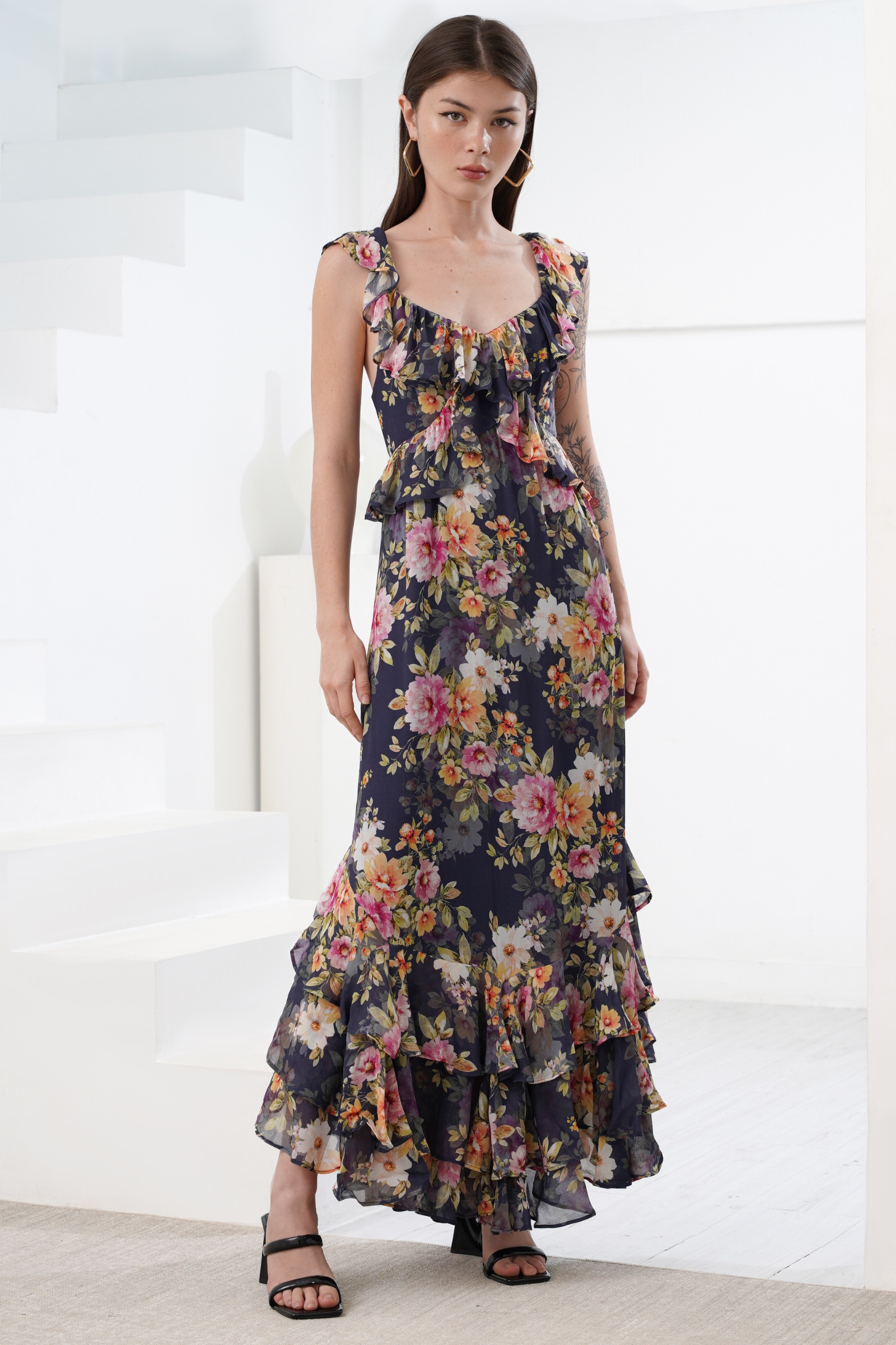 Yumi kim top carmen maxi dress
